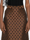 Lunatica Milano Printed A Line Skirt