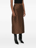 Lunatica Milano Printed A Line Skirt