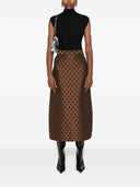 Lunatica Milano Printed A Line Skirt