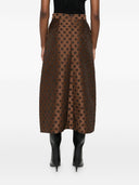 Lunatica Milano Printed A Line Skirt