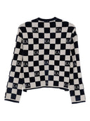 Emporio Armani Check Crewneck Sweater