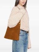 Tory Burch Romy Suede Leather Hobo Bag