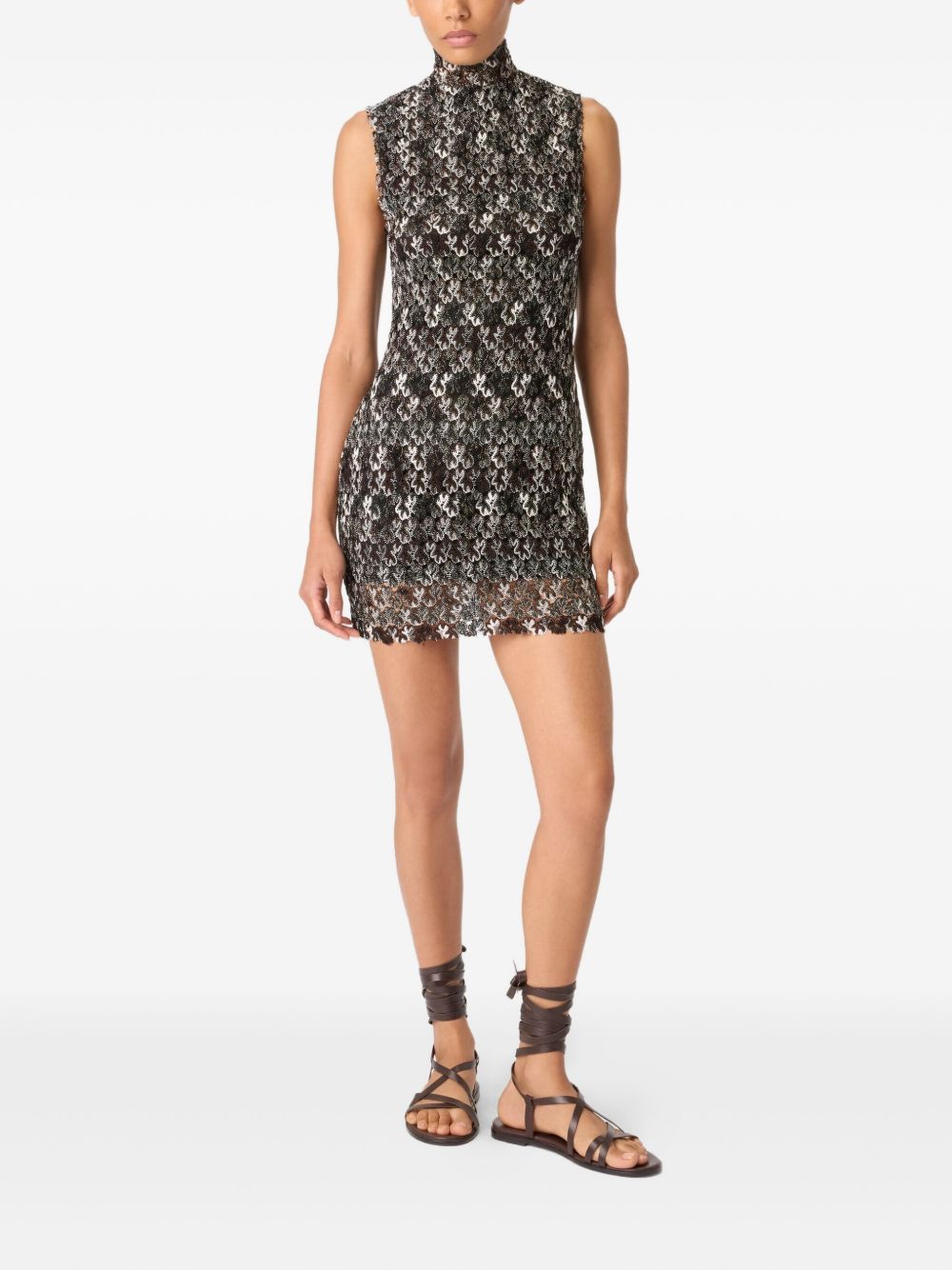 Missoni ärmellose kurzes Kleid