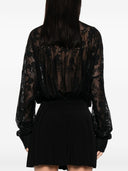 Norma Kamali Lace Overszied Bodysuit