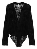 Norma Kamali Lace Overszied Bodysuit