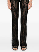 Norma Kamali Lace Skinny Trousers