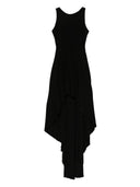 Norma Kamali asymmetrisk mini -kjole