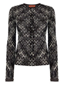Missoni Wolle Mischung Strickjacke