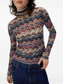 Missoni Wool Blend Roll Neck Sweater