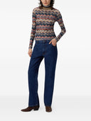 Missoni Wool Blend Roll Neck Sweater