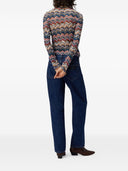 Missoni Wool Blend Roll Neck Sweater