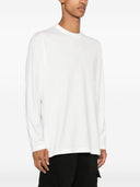 Y 3 logo katoenen t -shirt