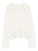 Ermanno Scervino Cashmere CreWneck Sweater