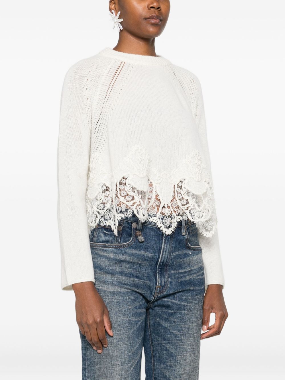 Ermanno Scervino Cashmere Crewneck -Pullover