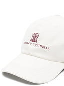 Brunello Cucinelli Logo Baumwollbaseballkappe