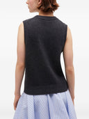 Ganni Flowers Wool Vest