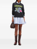Ganni Puppy Love Crewneck Sweater