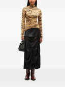 Ganni Printed Turtle Neck Sweater