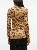Ganni Printed Turtle Neck Sweater