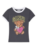 Ganni Bear Organic Cotton T -skjorte