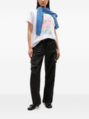 Ganni Neon Kitty Organic Cotton T Shirt