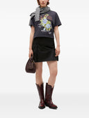 Ganni Rose Organic Cotton T Shirt