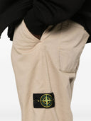 Pantalon de cargaison en coton de logo de l'île Stone Island