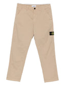 Pantalon de cargaison en coton de logo de l'île Stone Island