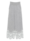 Ermanno Scervino Lace Cashmere Trousers