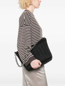 Emporio Armani gesteppte mittelgroße Hobo -Tasche