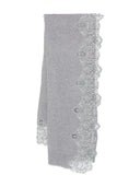 Ermanno Scervino Lace Cashmere Scarf