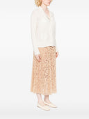 Ermanno Scervino Lace Cashmere Cardigan