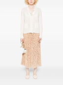 Ermanno Scervino Lace Cashmere Cardigan