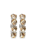 Forte Forte Crystal Hoop Ohrringe
