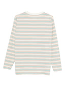 Auree gestreepte katoenen t -shirt