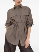 Brunello Cucinelli Wool Checked Shirt