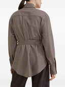 Brunello Cucinelli Wool Checked Shirt