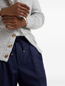 Brunello Cucinelli Wool Drawstring Trousers