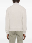 Brunello Cucinelli Leather And Wool Bomber Jacket