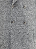 Brunello Cucinelli Wool Blend Double Breasted Suit