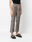 Ganni Organic Cotton Cropped Jeans