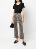 Ganni Organic Cotton Cropped Jeans