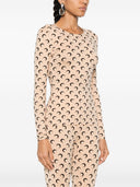 Marine Serre Moon Print Second Skin Top