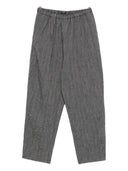 Apuntob Wool And Linen Blend Trousers