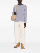 Auralee Wool And Cotton Crewneck Jumper