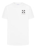 T-shirt en coton de flèche blanche