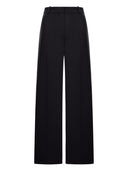 Pantaloni fluidi con miscela di lana principale toteme