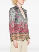 Pierre Louis Mascia Silk Single Breasted Jacket