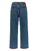Valentino Embroidered Denim Jeans