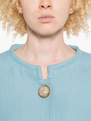 Valentino Short Collarless Jacket